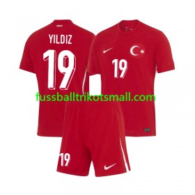 Fußballtrikots Türkei Kenan Yıldız 19 Kinder EURO 2024 Kurzarm Auswärts-trikot kaufen